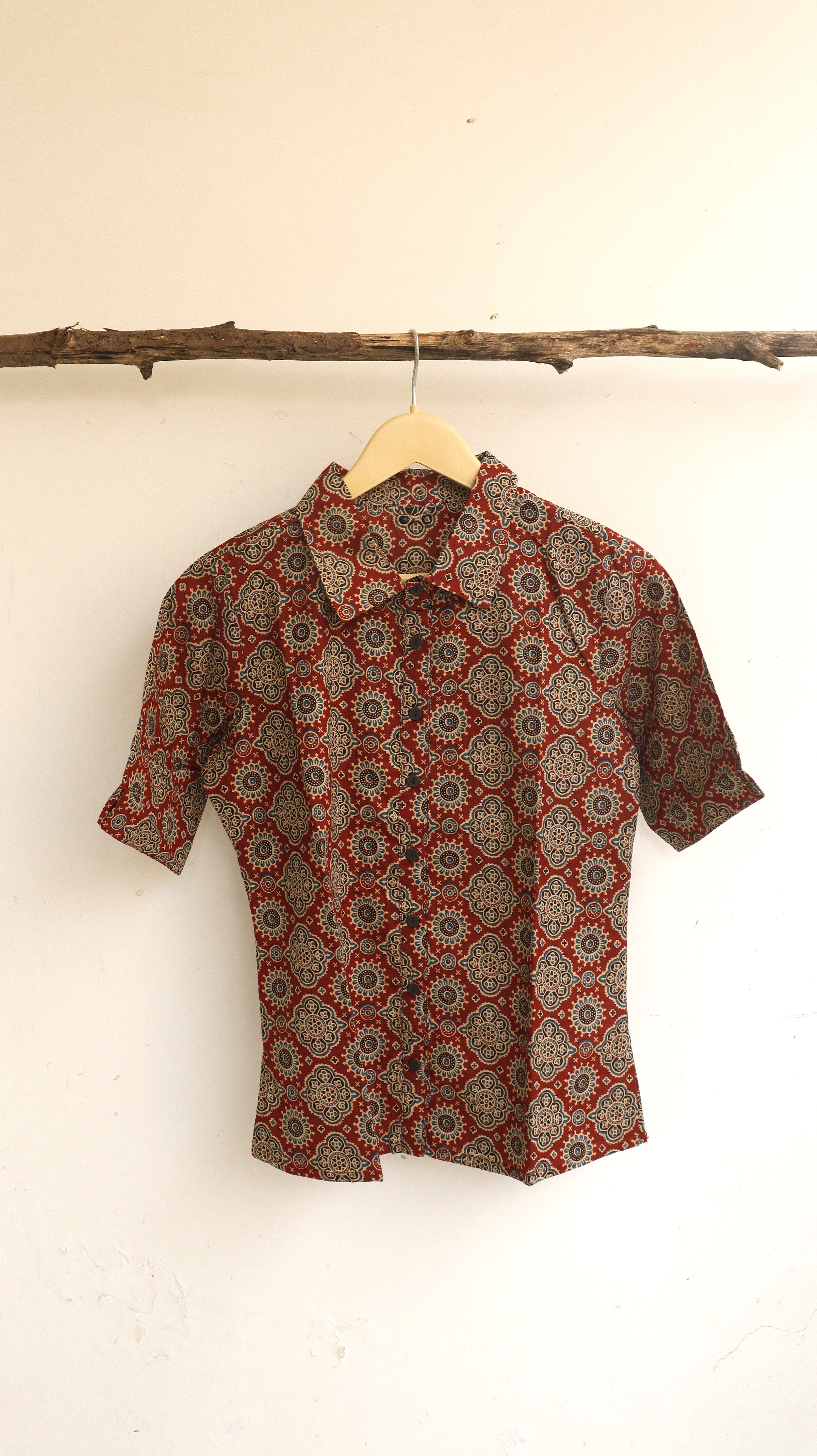 Ajrakh Motif Shirt