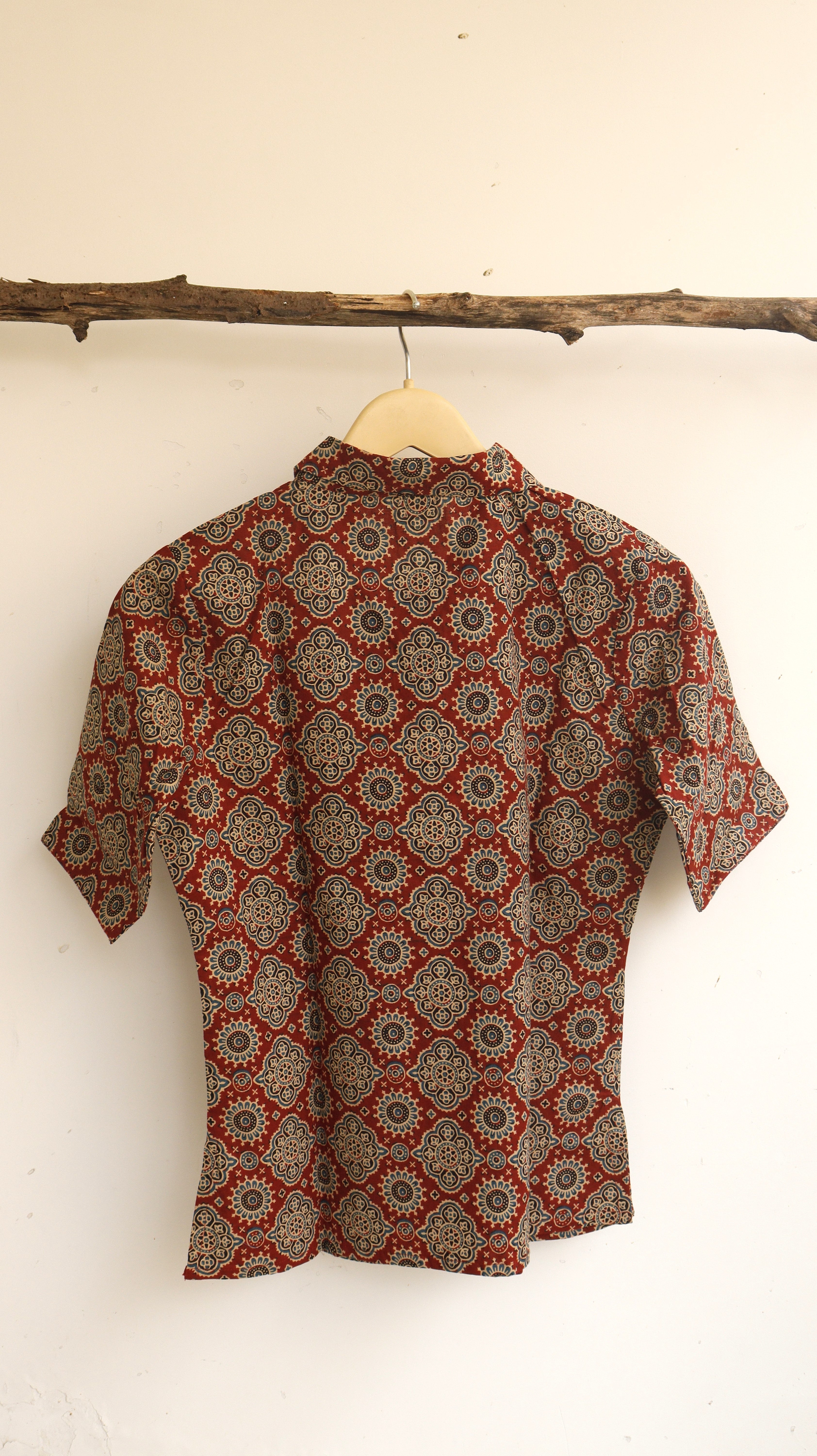 Ajrakh Motif Shirt