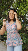 Pastel Pintuck Top