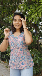Pastel Pintuck Top