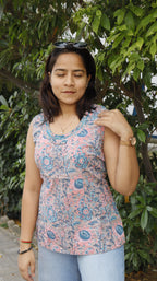 Pastel Pintuck Top