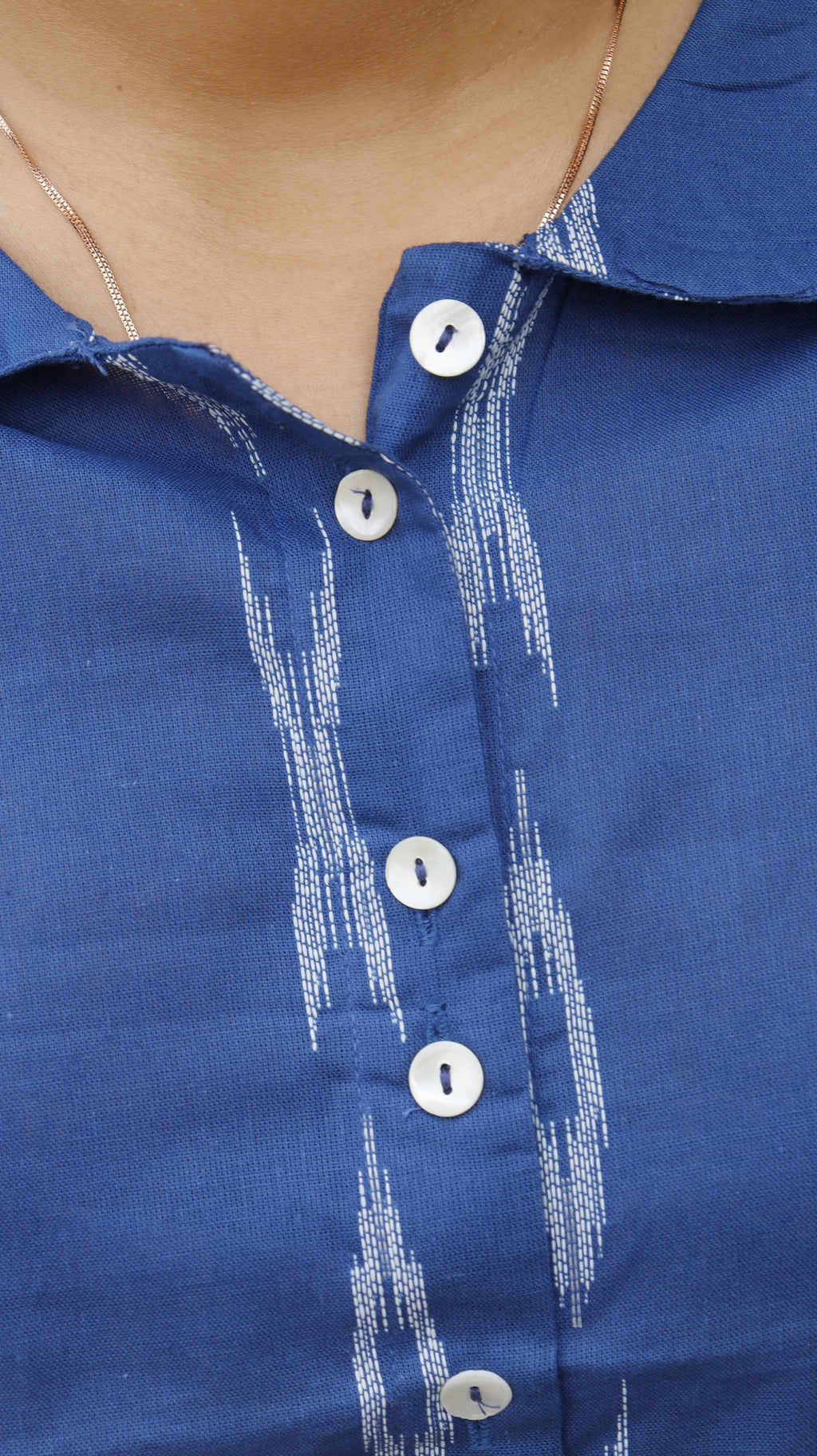 Ikat Crop Shirt