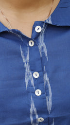 Ikat Crop Shirt