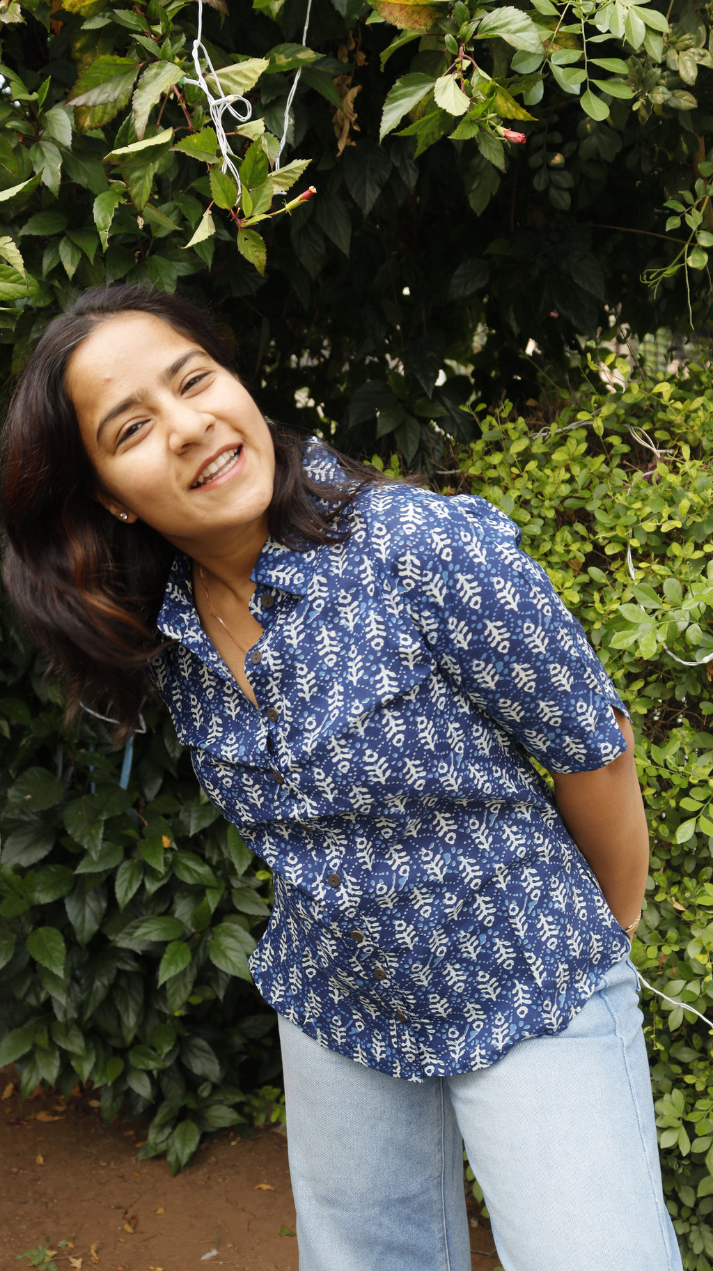 Indigo Buti Shirt