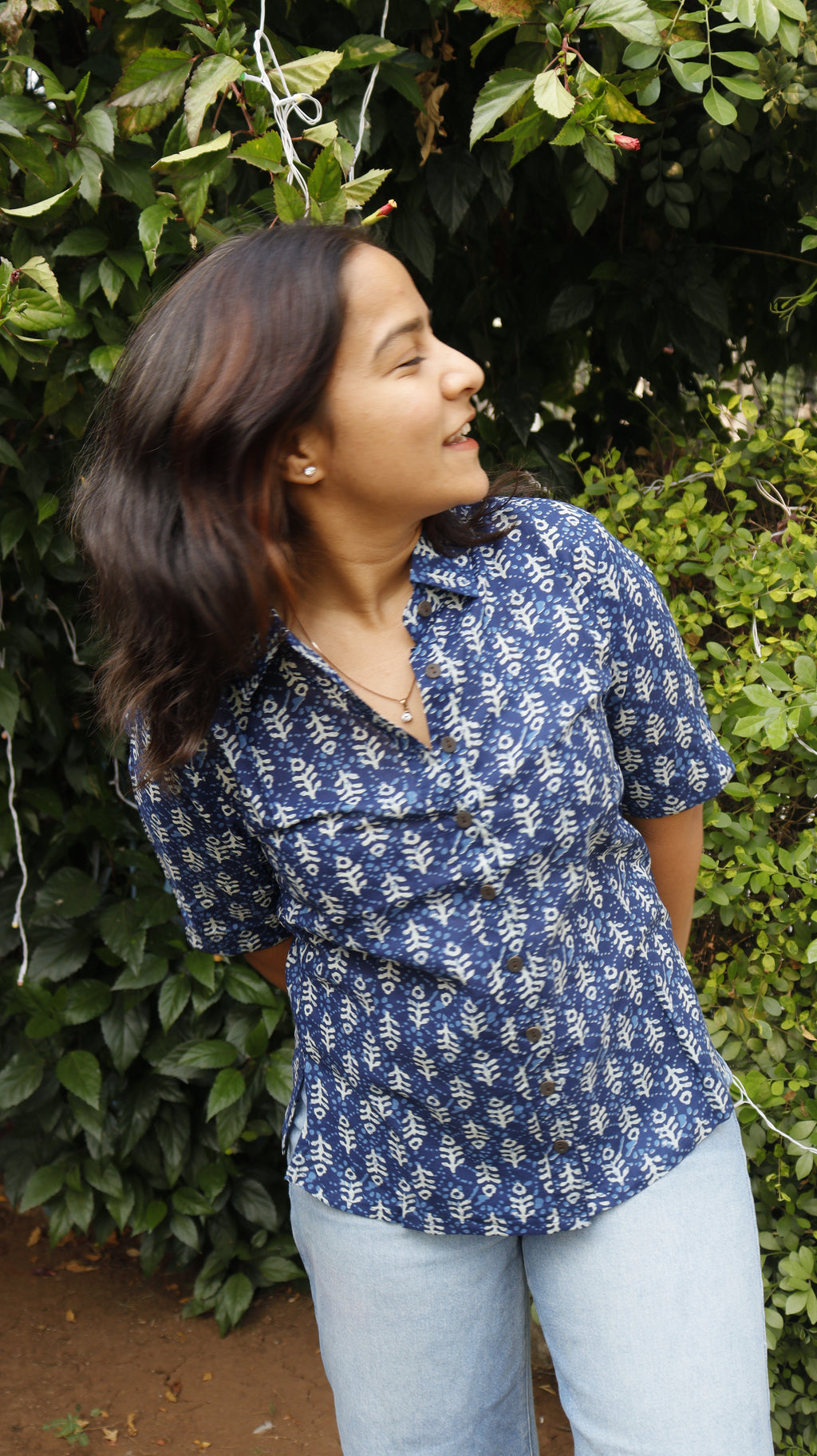 Indigo Buti Shirt