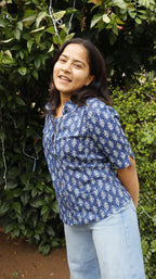 Indigo Buti Shirt