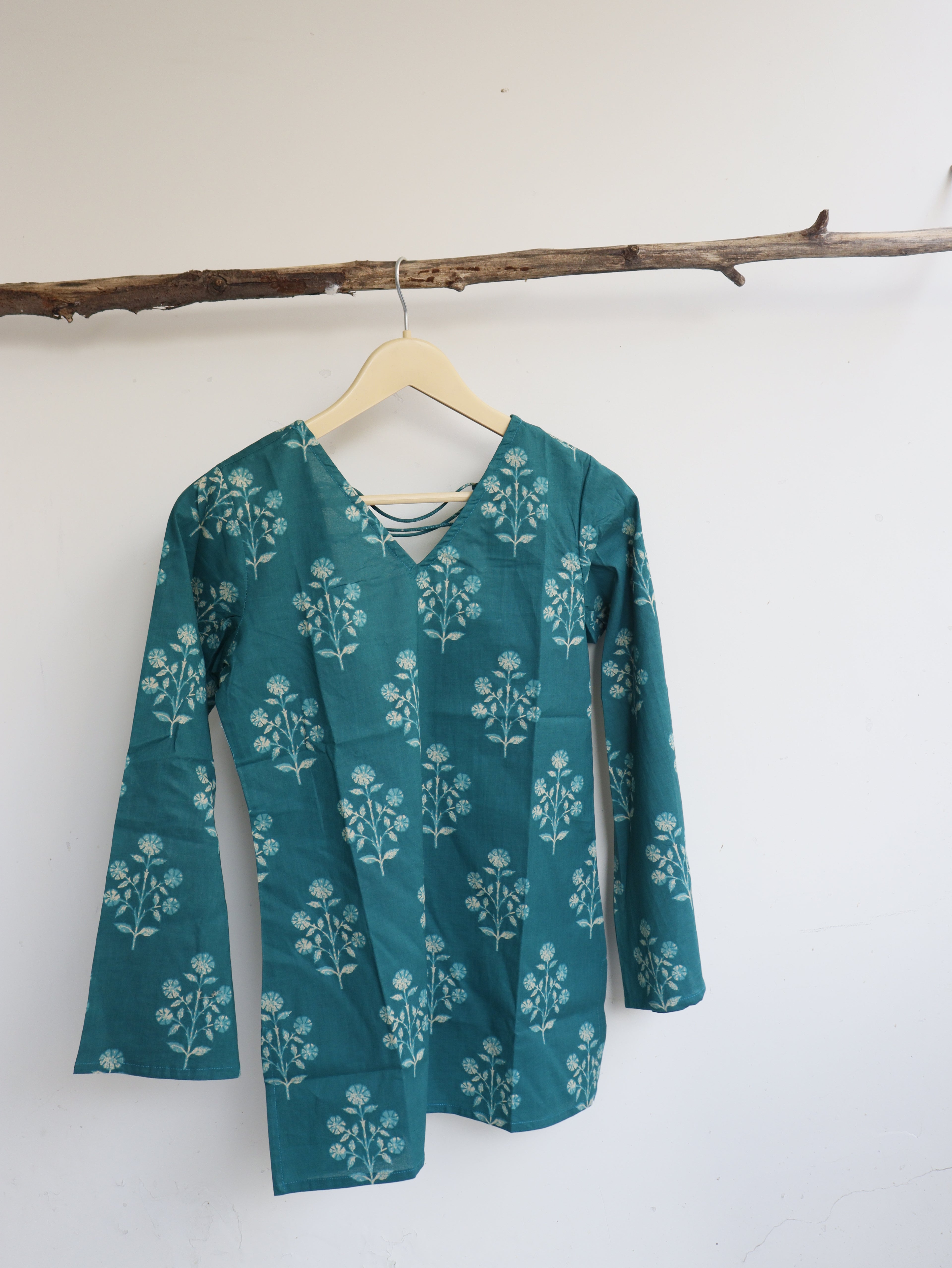 Emerald Blue Kurti