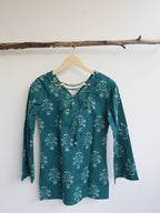 Emerald Blue Kurti