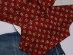 Red Floral Vest
