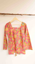 Coral Bloom Kurti