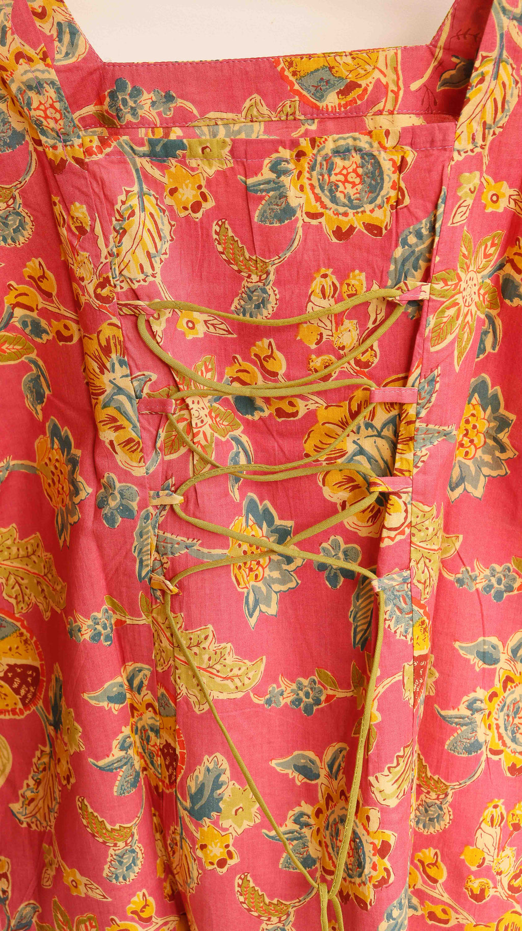 Coral Bloom Kurti