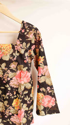 Black Floral Kurti
