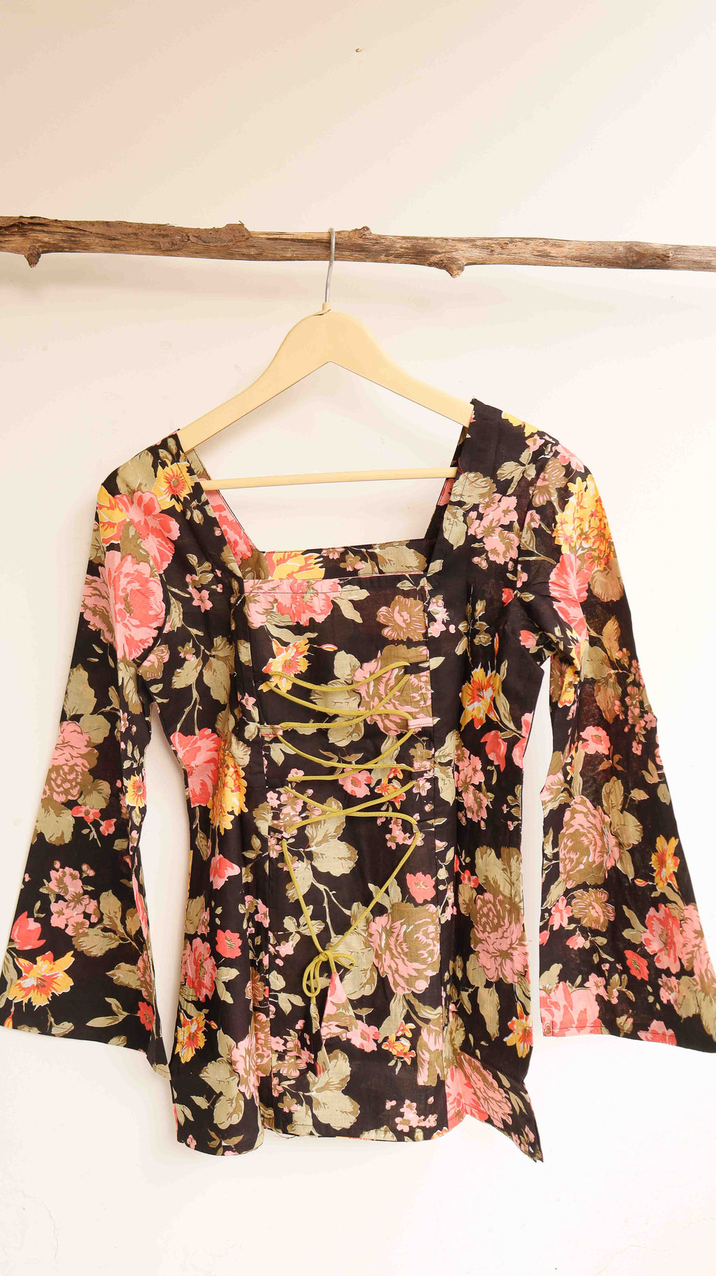 Black Floral Kurti
