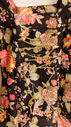 Black Floral Kurti