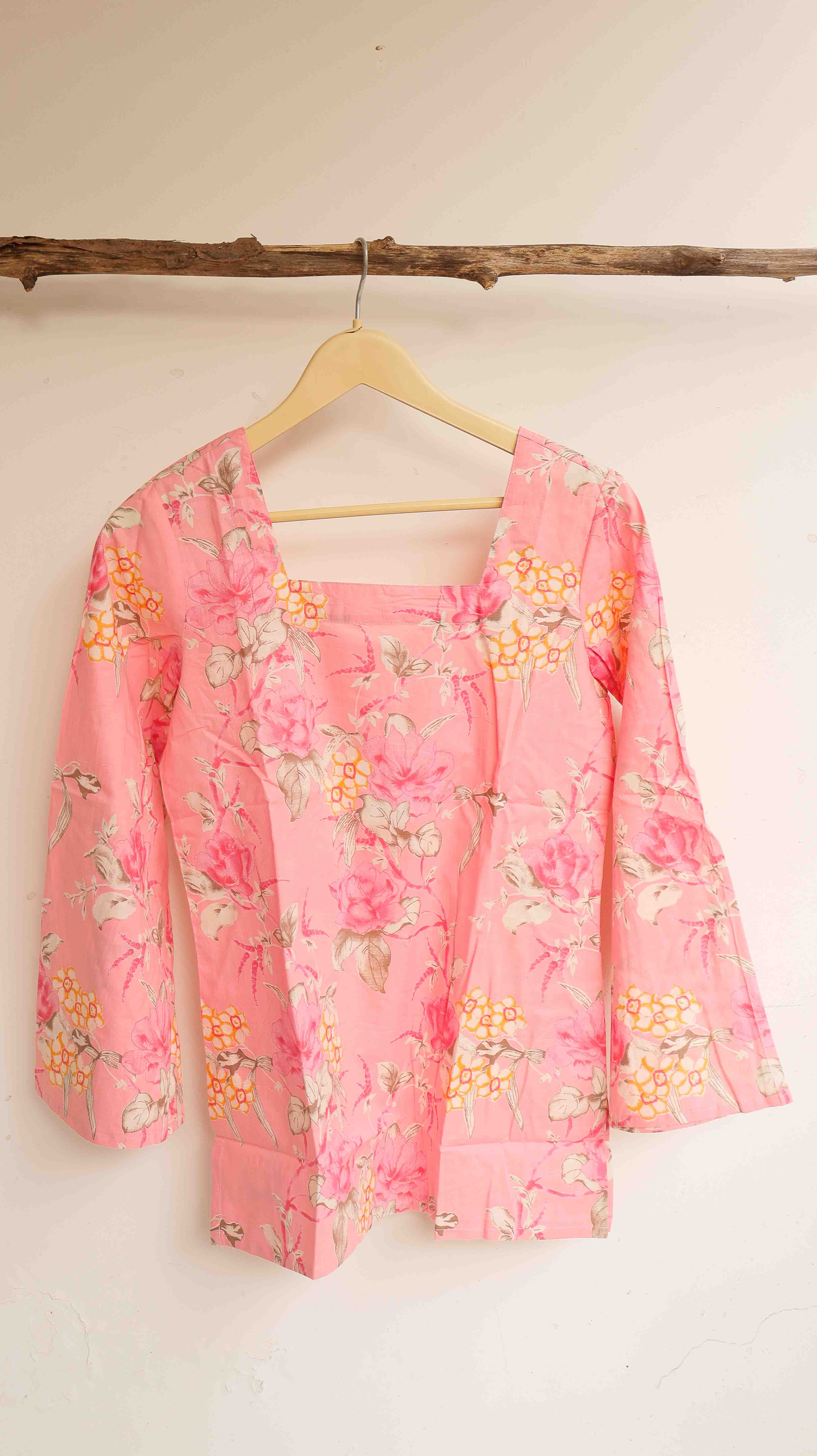 Pink Garden Kurti