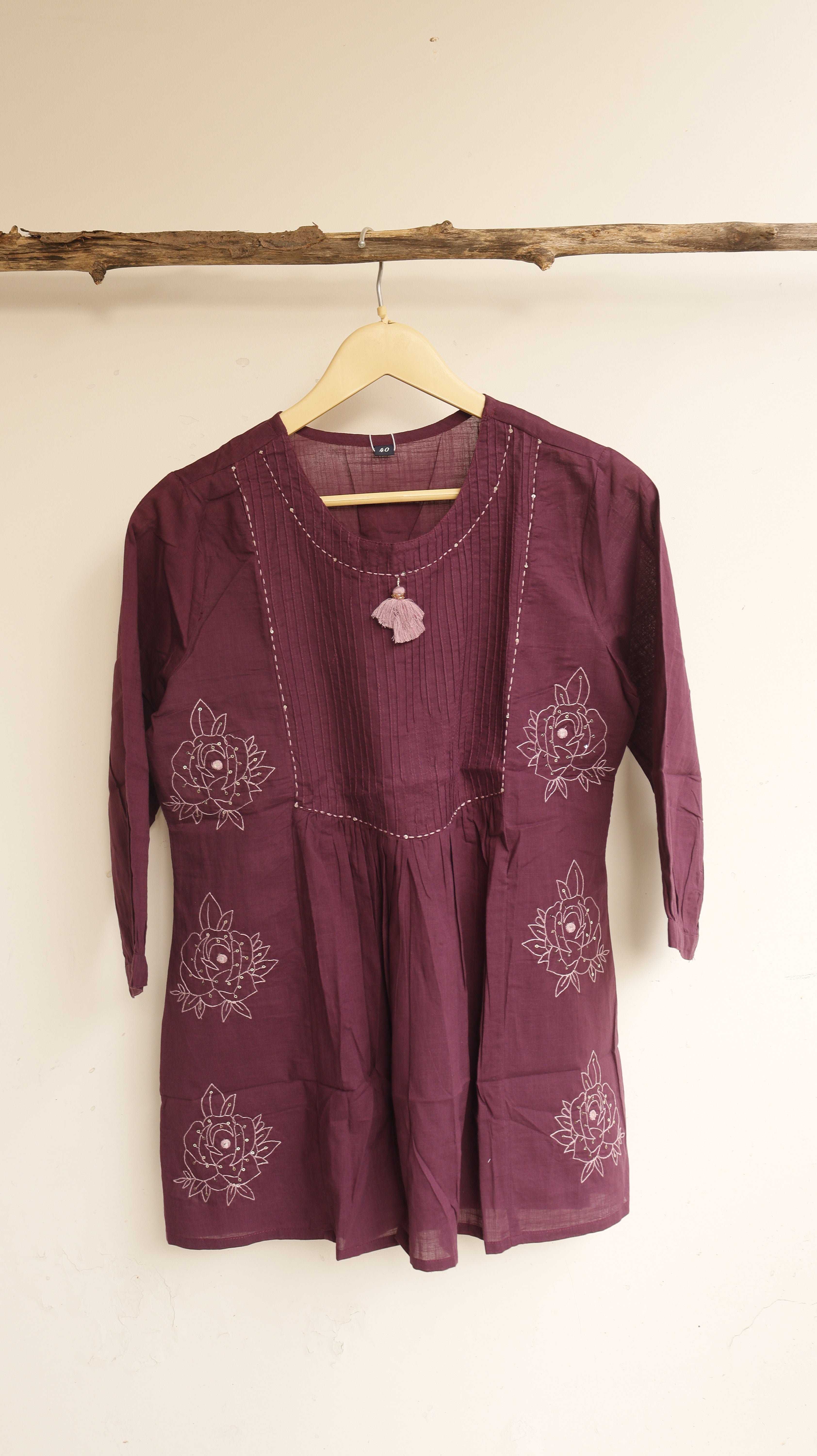 Floral Embroidered Top