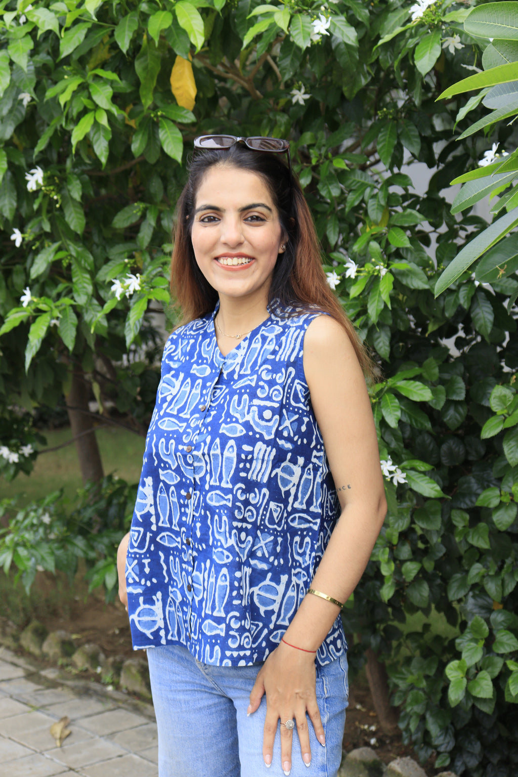 Indigo Fauna Top