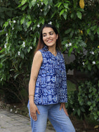 Indigo Fauna Top