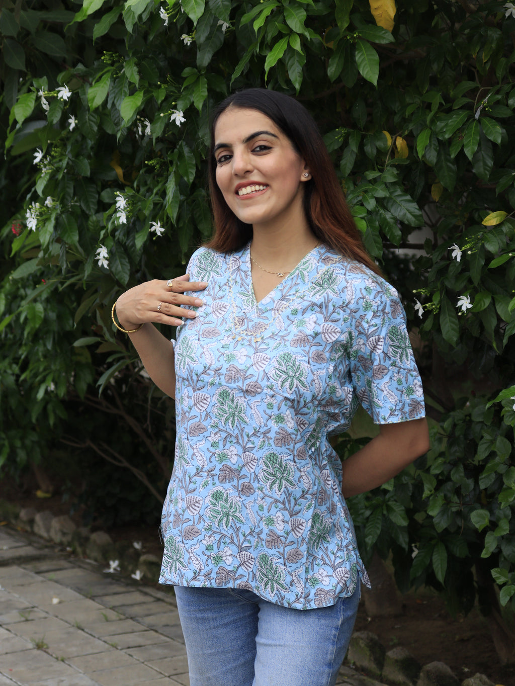 Blue Bagh Top