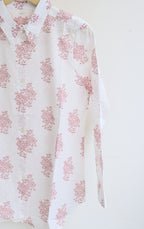 White Floral Shirt