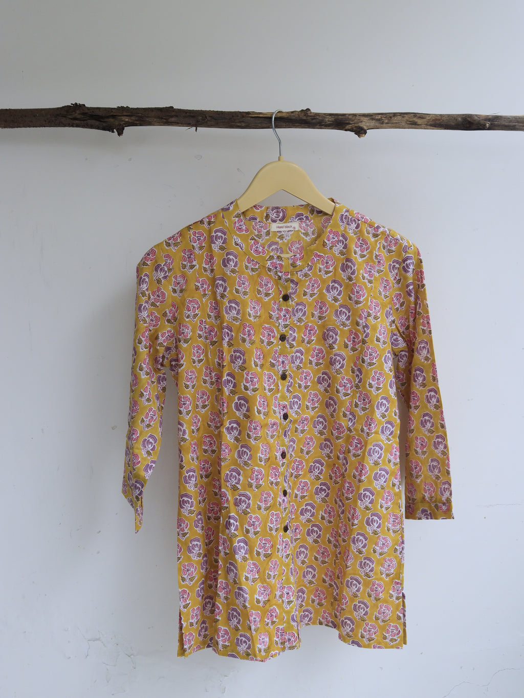 Yellow Floral Top