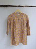 Yellow Floral Top
