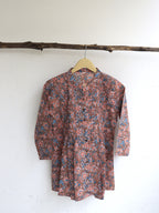 Brown Floral Top