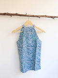 Aqua Halter Neck